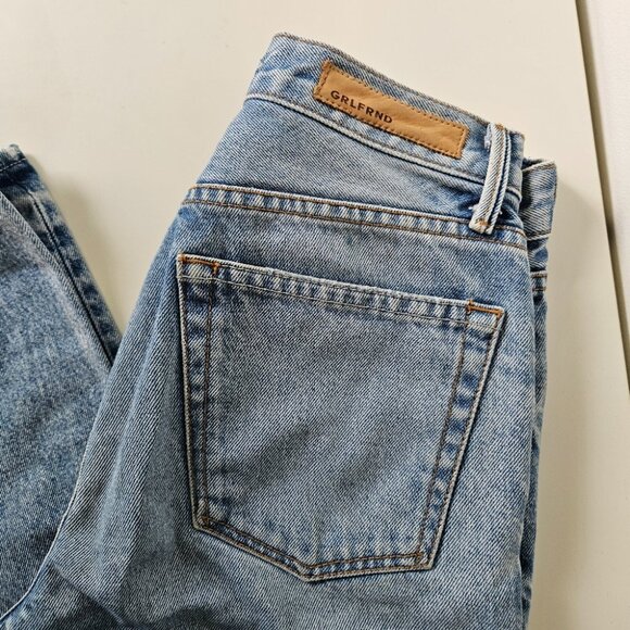 GRLFRND Karolina High-Rise Skinny Jean in Janise Blue Denim Size 24 - Picture 8 of 11